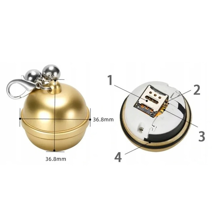 Lokalizator GPS MK15P dla Psa i Kota Wodoodporny IP67 Bez Abonamentu Obroża