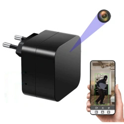 Ukryta kamera WiFI w zasilaczu ładowarce MKA8