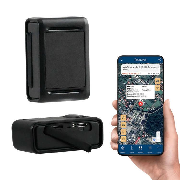 Pakiet Auto Comfort Lokalizator GPS MK20A + Dyktafon Q77 Podsłuch na magnes 32GB