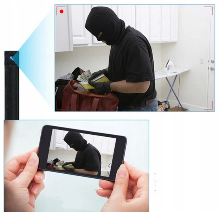 mini kamera z podglądem na żywo w telefonie