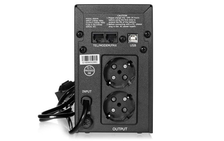 Zasilacz awaryjny UPS850-T-LI/LED