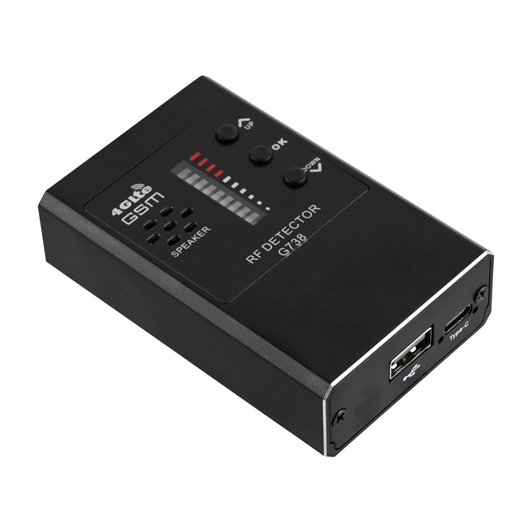 Wykrywacz podsłuchów i kamer MK738 - Skaner ukrytych kamer, detektor GSM GPS