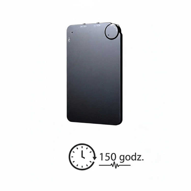 Dyktafon do nagrywania cyfrowy szpiegowski MK-K2 16GB