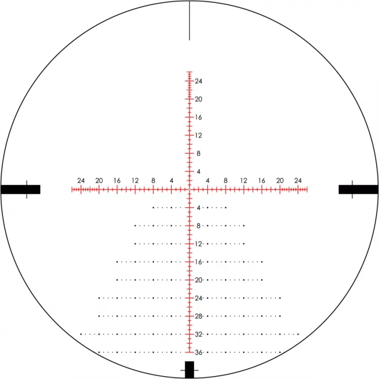 Luneta celownicza Vortex Viper PST II 5-25x50 FFP EBR-7C do strzelania na dalekie dystanse
