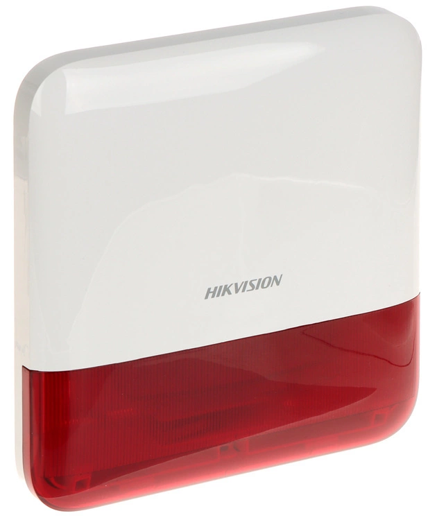Bezprzewodowy sygnalizator zewnętrzny DS-PS1-E-WE/RED AX Hikvision