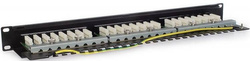 Patch panel 24-porty UTP5e 19" PP24E