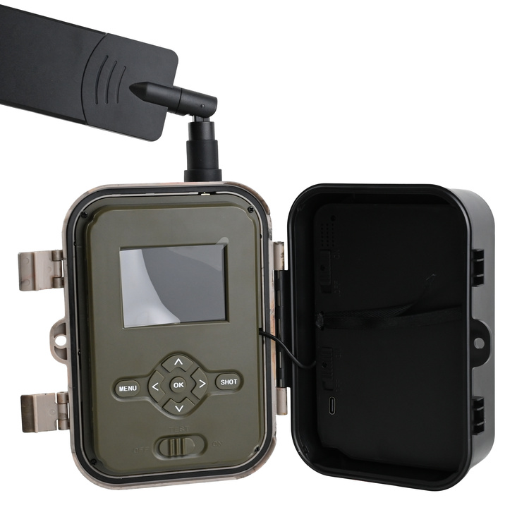 Fotopułapka z podglądem na żywo 4K 4G LTE Aplikacja HC-950Pro AKU 