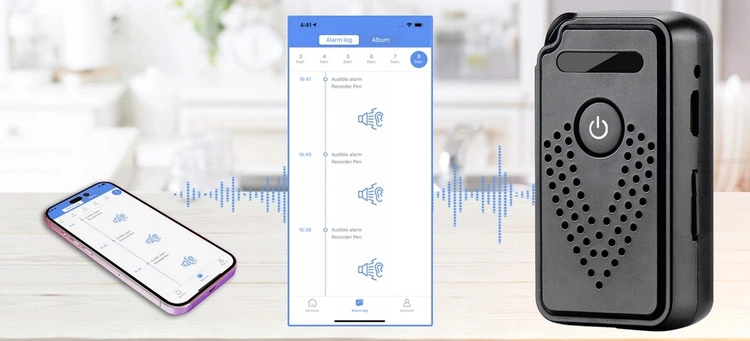 Mini rejestrator dźwięku WiFi z nasłuchem na żywo podsłuch na żywo