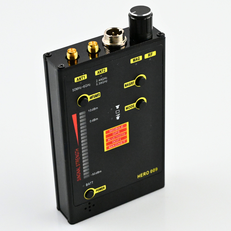 Zestaw wykrywacz HER0009 + dyktafon pendrive + kamera w długopisie