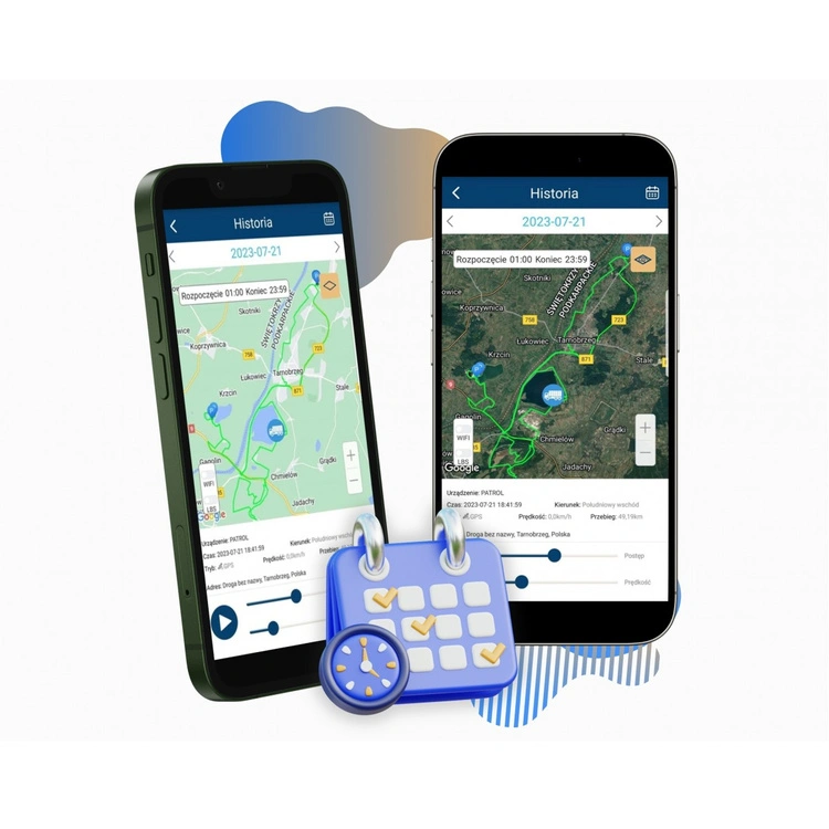 Aplikacja GPS.MKING - interfejs śledzenia psa w czasie rzeczywistym