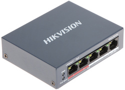 Switch Poe DS-3E0105P-E/M(B) 4-portowy Hikvision