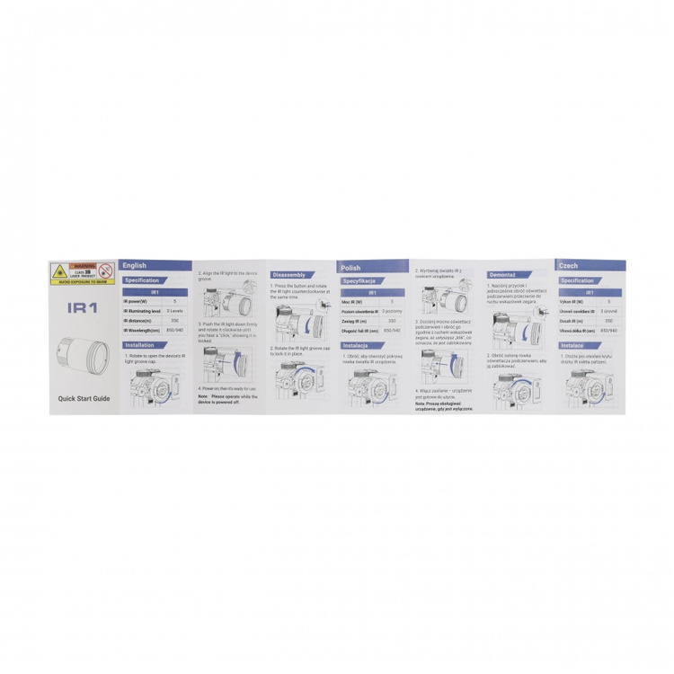 Iluminator podczerwieni PARD IR1 850 nm do NV-007SP2 4K 