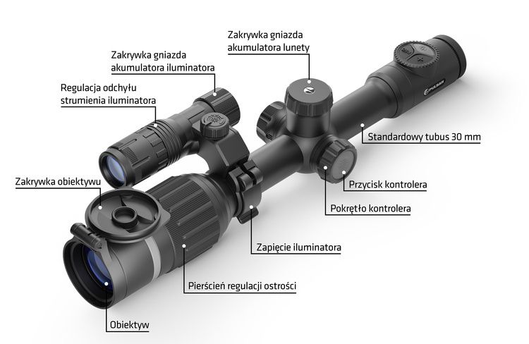 Luneta celownik noktowizyjny Pulsar Digex C50 BEZ IR