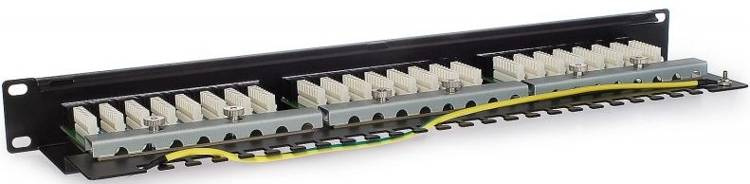 Patch panel 24-porty UTP5e 19" PP24E