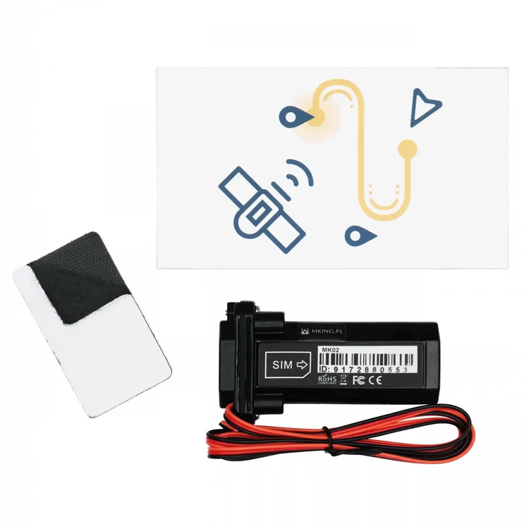 Lokalizator GPS MK02 Wodoodporny IP67 do Auta i Łodzi | Montaż w Instalacji 12V