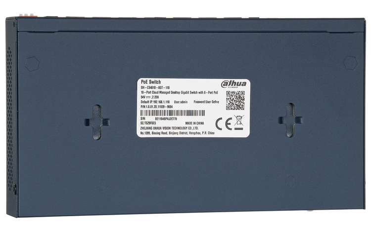 CS4010-8GT-110 - switch gigabitowy PoE 8-port + 2 RJ45