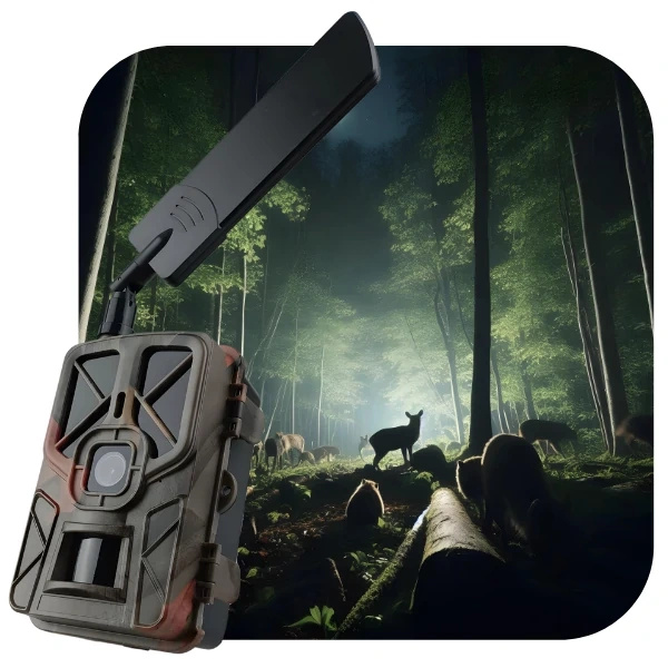 OUTLET Fotopułapka HC-935 4G LTE Full HD — zdalne powiadomienie SMS i e-mail, nocny zasięg 25 m