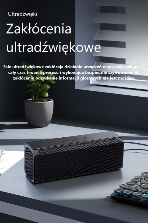 OUTLET Zagłuszacz podsłuchów nagrywania MKF16 szumidło dźwięku OUTLET (PRODUKT BEZ ORYGINALNEGO OPAKOWANIA)