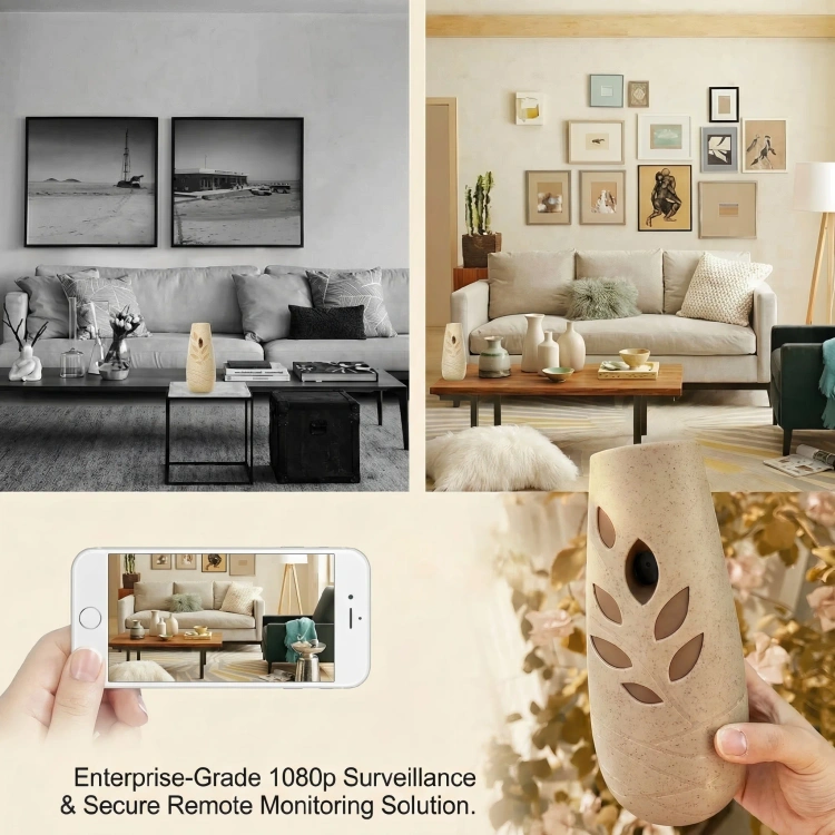 Kamera ukryta w odświeżaczu powietrza – nocne nagranie w podczerwieni pokazujące jakość obrazu przy słabym oświetleniu