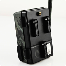 Zestaw Fotopułapka GSM Kamera Leśna TOPHUNT H6 Green Panel Solarny 6xAkumulator 18650 Karta SD 32 GB Karta SIM Orange + Preparat zapachowy wabik na dziki
