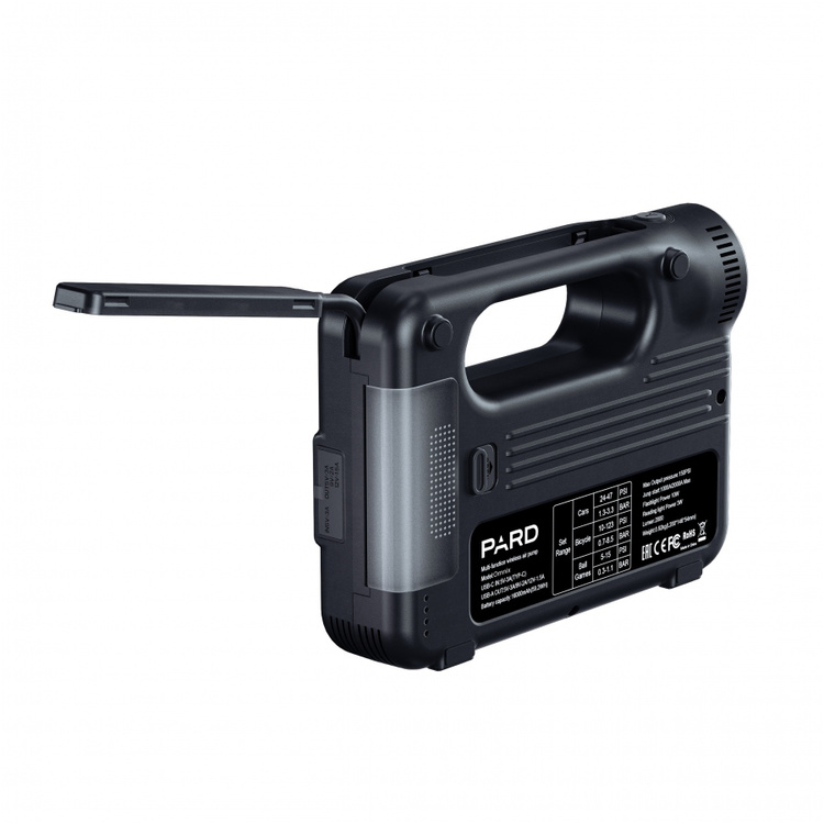 Wielofunkcyjny zasilacz awaryjny, pompka, latarka, powerbank, ładowarka Pard Ominx OM-1