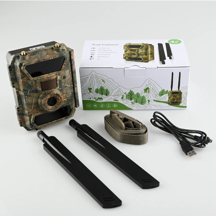 SiFar SF4.0CG Pro 100° GPS — fotopułapka 4G LTE 24 Mpx, obiektyw 100°, moduł GPS, IR 940nm, zasilanie 12×AA