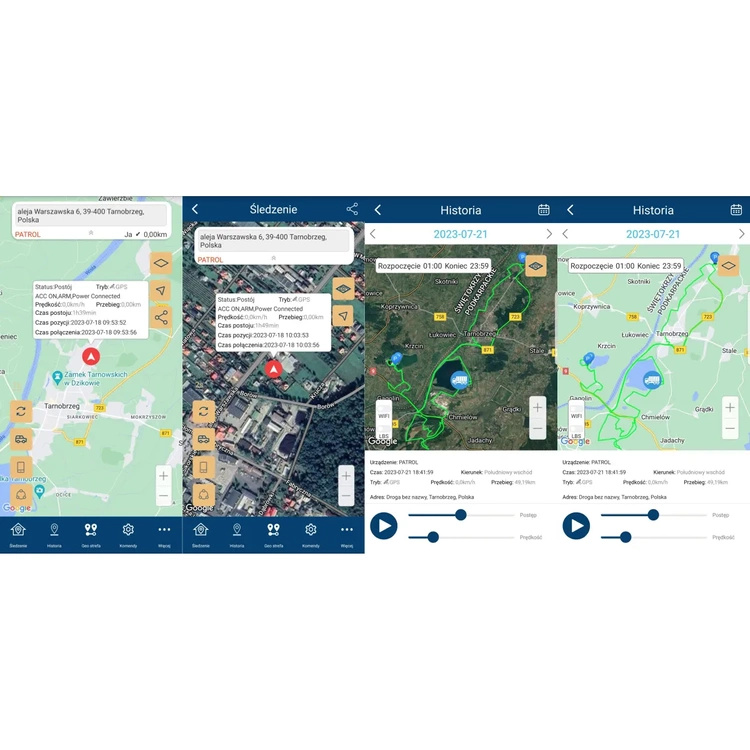 Lokalizator GPS odcięcie paliwa 8-90V MK23