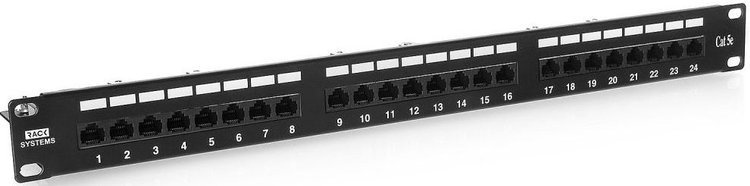 Patch panel 24-porty FTP6 19" PP24