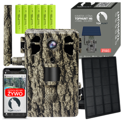 Kamera leśna fotopułapka z podglądem na żywo H6 TopHunt 2.7K 4G LTE Tree Grain