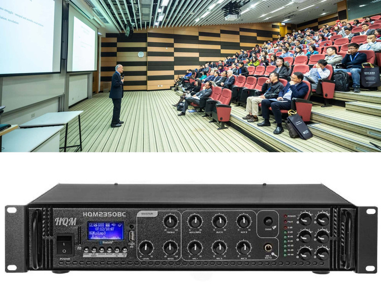 Wzmacniacz do głośników PA HQM 2350BC Bluetooth 350W + pilot