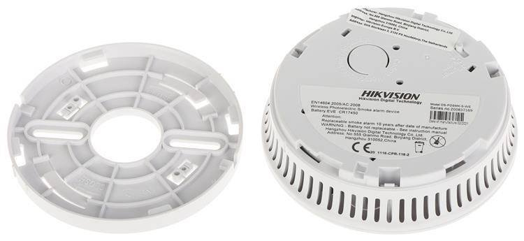 Bezprzewodowa czujka dymu AX PRO DS-PDSMK-S-WE Hikvision