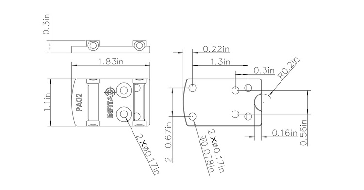 Montaż InfiTac PA02 Adapter DPP