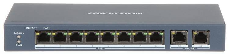 Switch POE DS-3E0310P-E/M 8-PORTOWY Hikvision