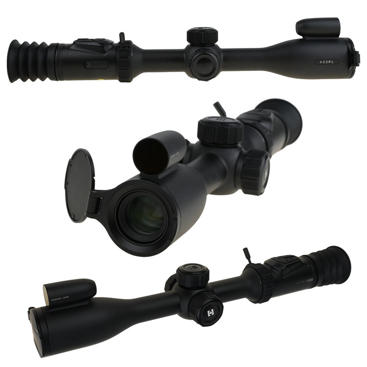 Celownik noktowizyjny Hikmicro ALPEX PRO A50PL LRF z uchwytem pod IR