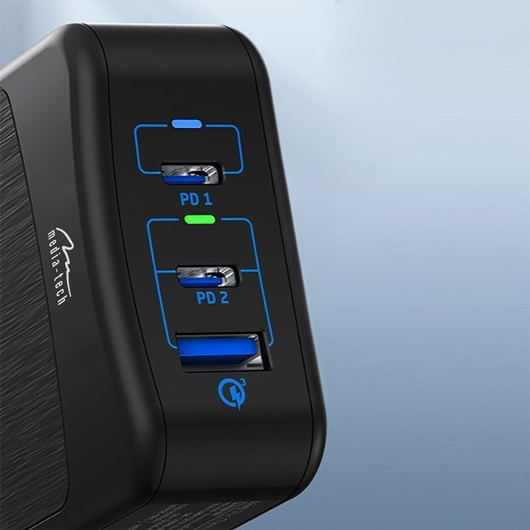 WYPRZEDAŻ USB-C smart power adaptor Media-Tech MT6252