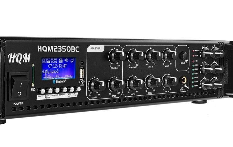 Wzmacniacz do głośników PA HQM 2350BC Bluetooth 350W + pilot