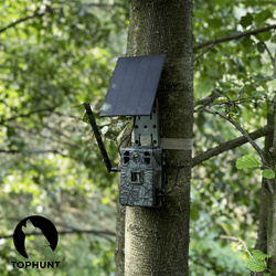 Zestaw fotopułapka z podglądem na żywo TopHunt 2.7K 4G LTE Tree Grain
