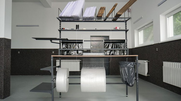 Stół do pakowania 4lop Modułowy PEŁNY ZESTAW 80x120 cm
