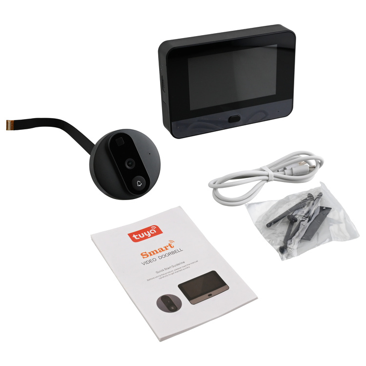 Wizjer elektroniczny judasz z czujnikiem ruchu JDS1 tryb nocny