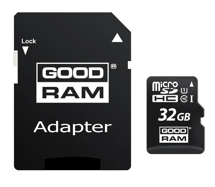 OUTLET Karta pamięci SD GoodRam UHS1 CL10 32GB + adapter