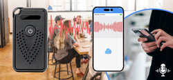 Mini rejestrator dźwięku WiFi z nasłuchem na żywo