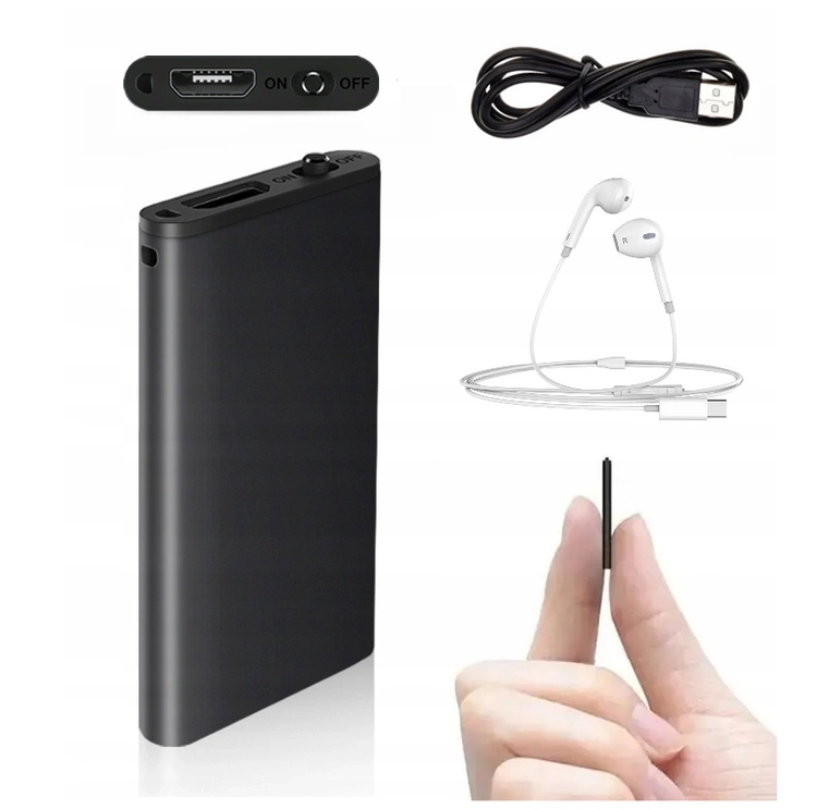 Zestaw na spotkanie mini kamera guzik S40 + dyktafon Q1 + karta pamięci 32GB
