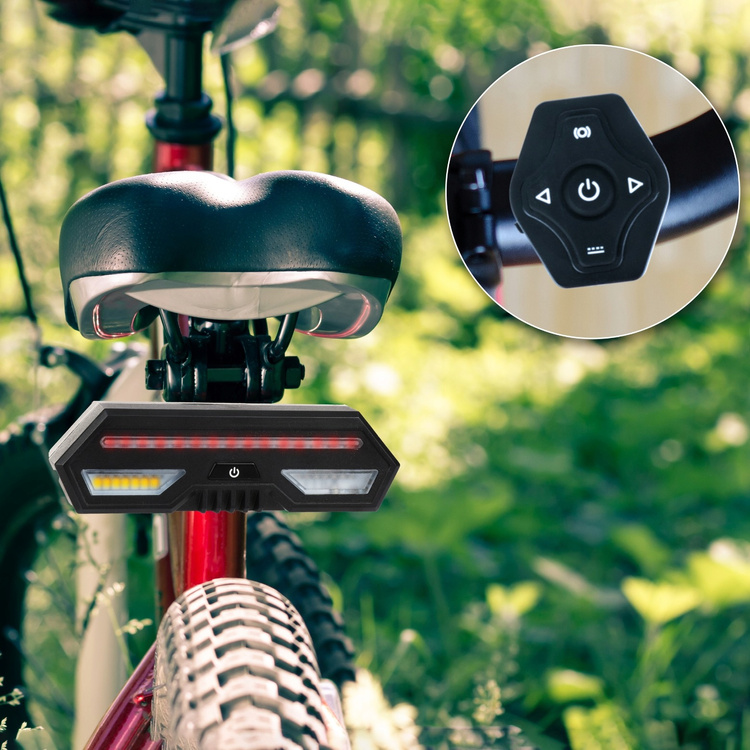 Lokalizator GPS BIKESCOO na Rower i Hulajnogę Lampka LED 85lm + Pilot 14 Dni Pracy