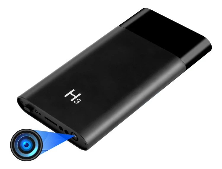 Mini ukryta kamera w powerbank H3 tryb nocny Full HD