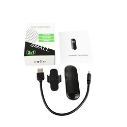 OULTLET Mini kamera szpiegowska V8 dyktafon 64GB Full HD LCD
