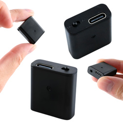 Mini Dyktafon Szpiegowski Mały 16GB Detekcja DSP Magnes Brelok Zawieszka Q8 (outlet)