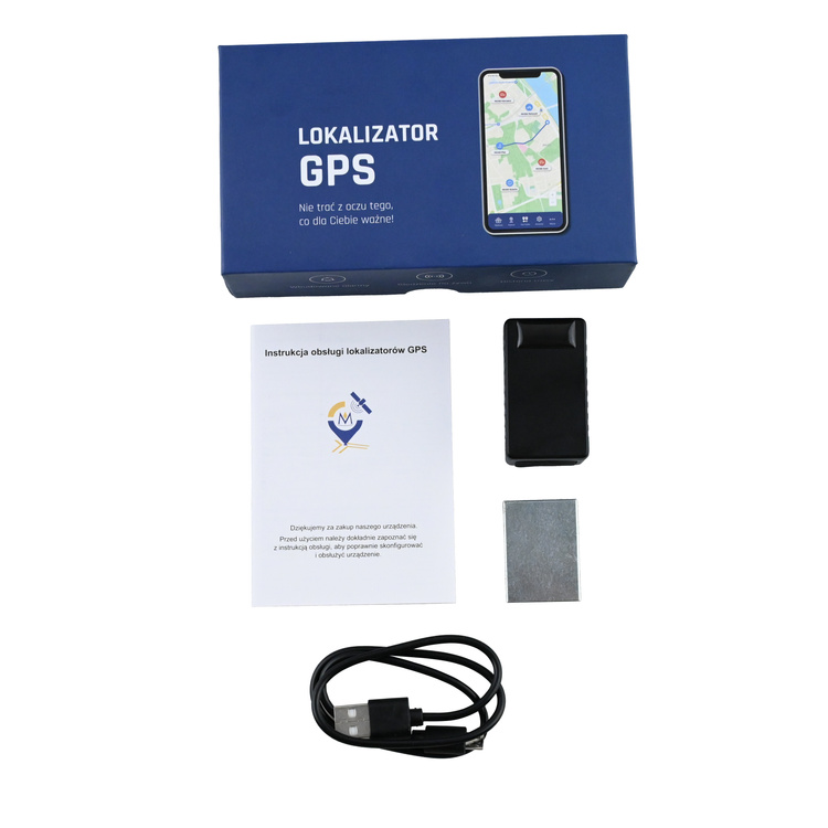 Mini Lokalizator GPS MK50 z Odczepianym Magnesem Wodoodporny IP65 7 Dni Pracy