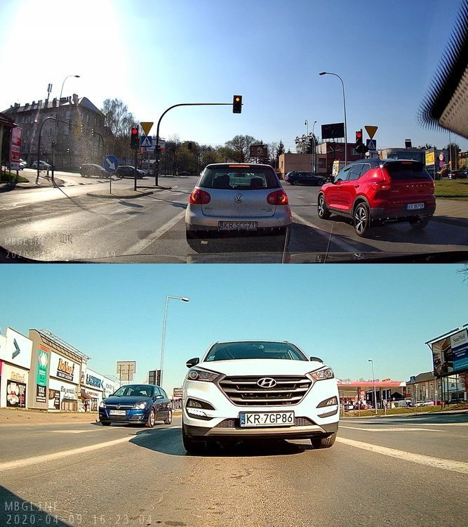 Kamera w lusterku wstecznym 2K HS900PRO SONY + Adapter zasilania dla trybu parkingowego
