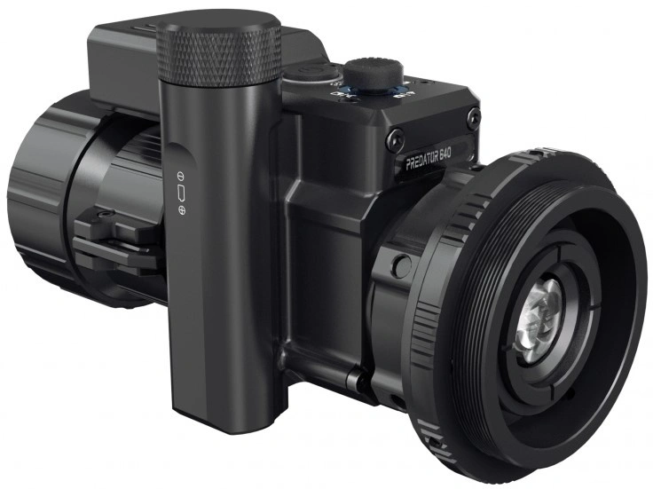 Nasadka termowizyjna PARD Predator 640 45 mm LRF widok z boku