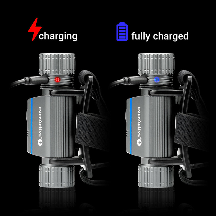 Latarka czołowa akumulatorowa LED everActive HL-2000R Force pro